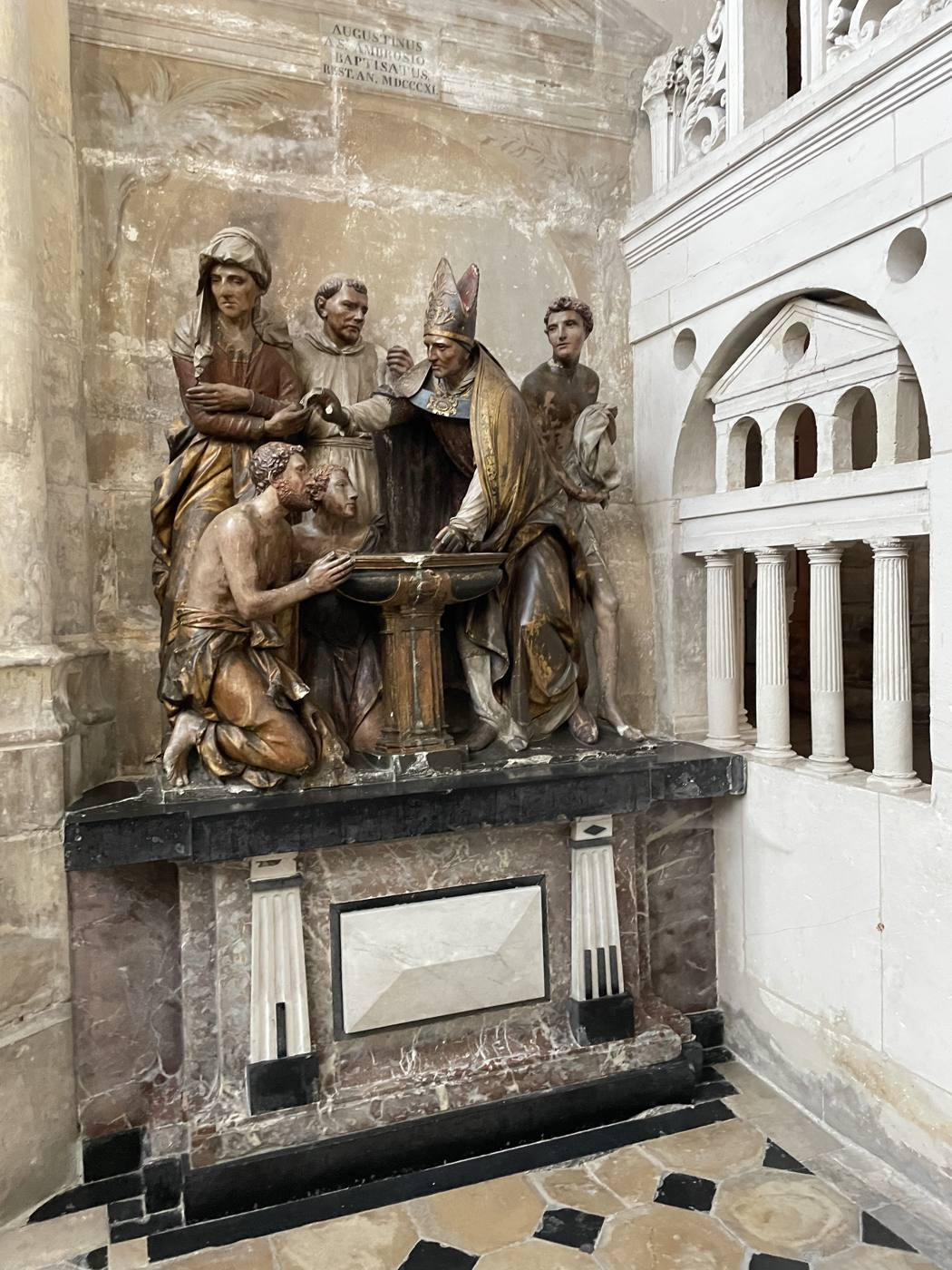 Station 3 · Les fonts baptismaux
